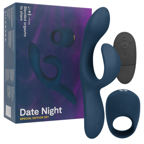 Set Cadou WE-VIBE Date Night cu Vibrator G-Spot și Inel Vibrator