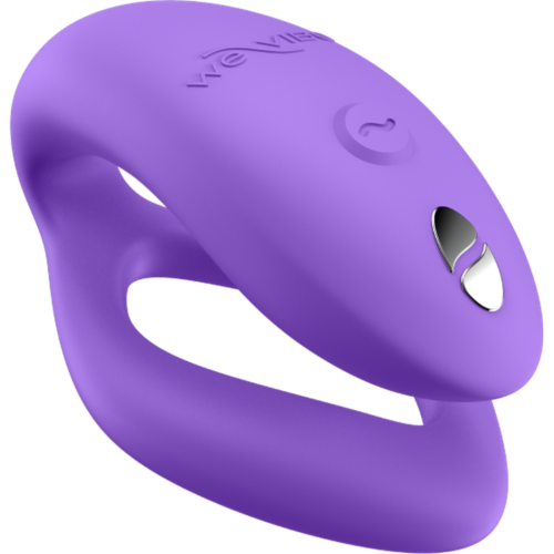 Vibrator de cuplu WE-VIBE SYNC O cu stimulare clitoridiană, mov deschis