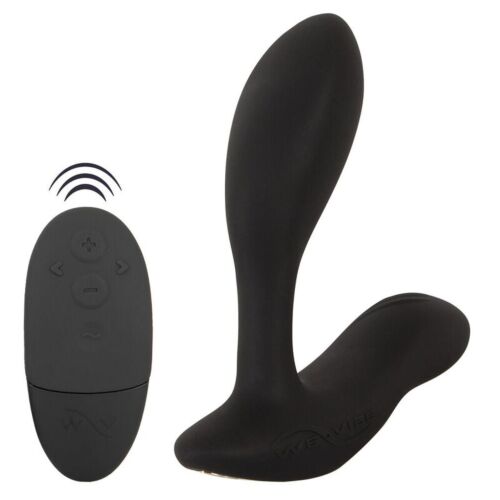 Vibrator prostatic WE-VIBE VECTOR+ negru cu telecomandă