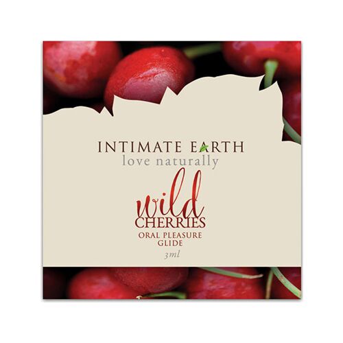 Lubrifiant Intimate Earth Wild Cherry 3ml cu gust de cireșe