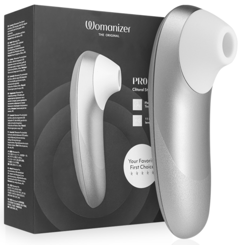 Stimulator clitorial WOMANIZER PRO VIBRANT cu 11 nivele de intensitate