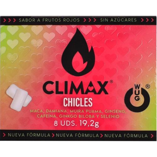 Chicle WUG GUM WUG CLIMAX 8 unități cu Guarana