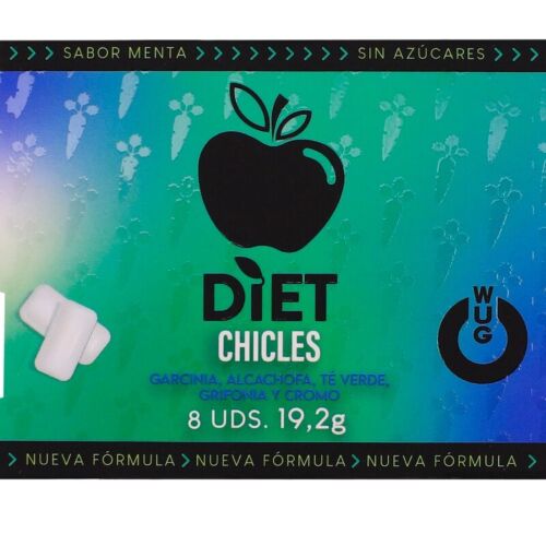 Chiclete WUG GUM cu Garcinia Cambogia și mentă