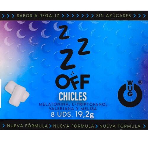 Chicluri WUG GUM WUG OFF - Melatonină și valeriană
