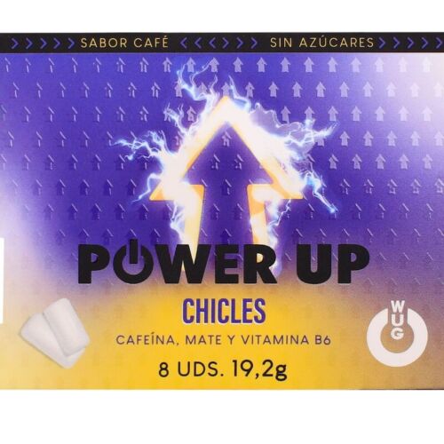 Chiclet funcțional WUG GUM POWER UP cu cafeină