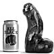 Dildo ALL BLACK 17 CM cu aspect realist