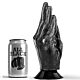 Dildo Fisting All Black 21 cm - Stimulare ergonomică