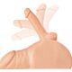 Masturbator PDX PLUS+ Perfect Ride cu penis articulați