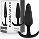 Plug anal BLACK&SILVER Hansel cu mâner mic
