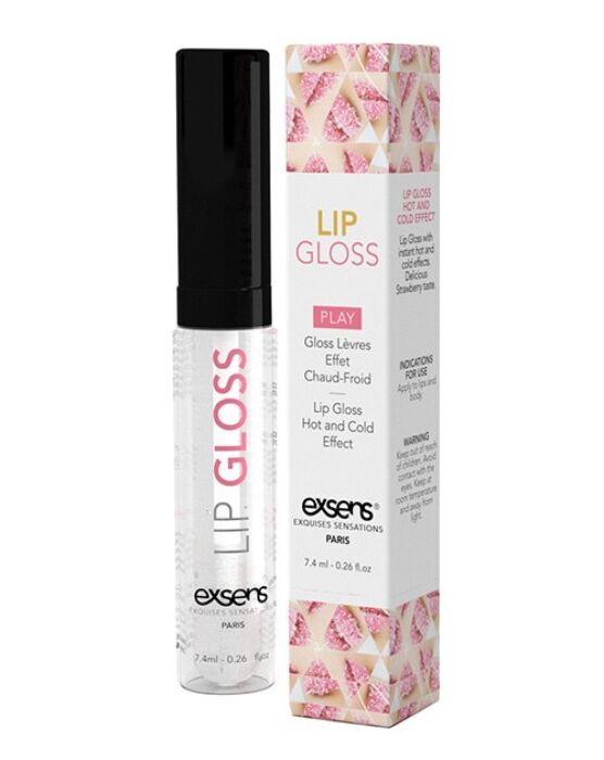 Gloss labial Exsens Hot Kiss cu efect rece-cald Gloss labial Exsens Hot Kiss cu efect rece-cald