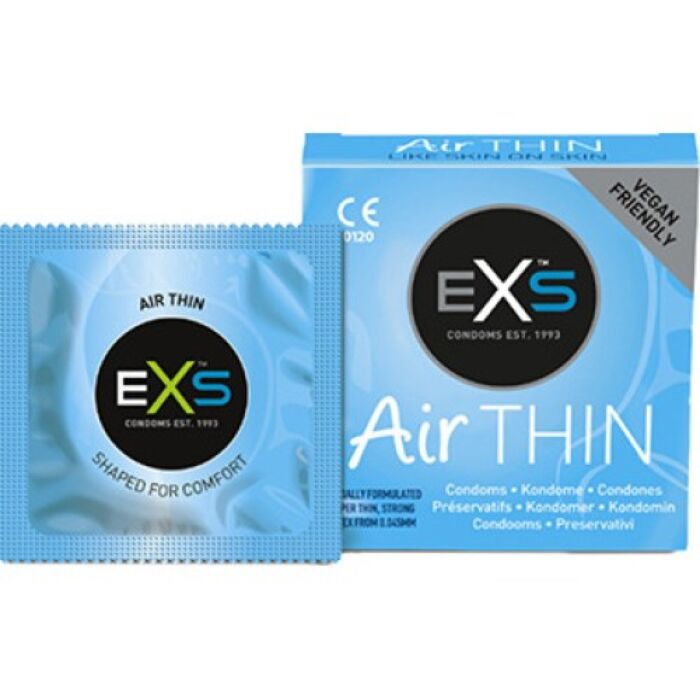 Prezervative Exs Air thin 3?s extra-subțiri