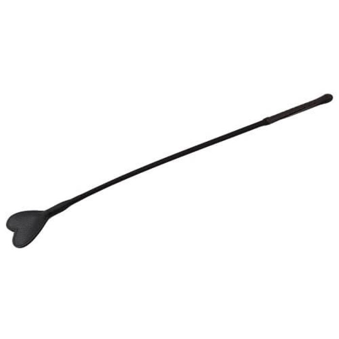 Whip Bound Nubuck Leather Heart-Shaped Crop 69 cm Whip Bound Nubuck Leather Heart-Shaped Crop 69 cm