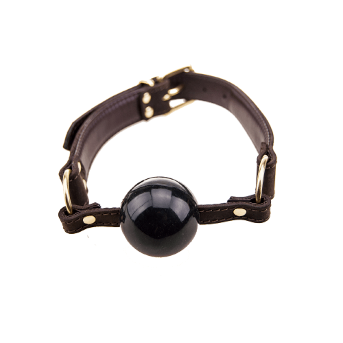 Cătușe Bound Nubuck Leather Solid Ball Gag Cătușe Bound Nubuck Leather Solid Ball Gag