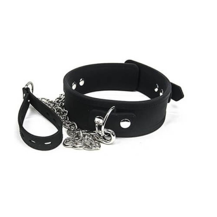 Set guler și lesă Bound to Please cu O-ring Set guler și lesă Bound to Please cu O-ring