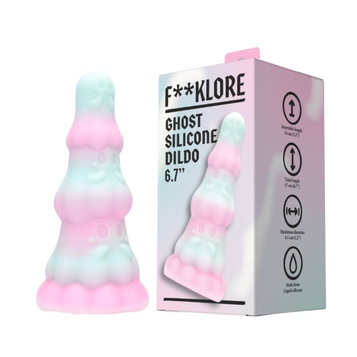 Dildo F**kLore Ghost 17 cm cu cupa de suctiune Dildo F**kLore Ghost 17 cm cu cupa de suctiune