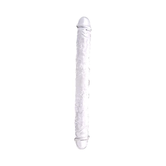 Dildo cu Două Capete Loving Joy 15 Inch Transparent Dildo cu Două Capete Loving Joy 15 Inch Transparent