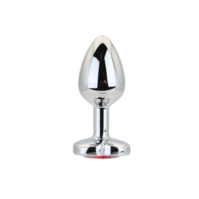 Butt Plug Toosh Heart Shaped cu piatră roșie mic Butt Plug Toosh Heart Shaped cu piatră roșie mic