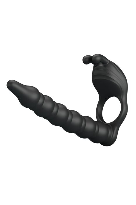 Inel Dublu Stimulare PARTY UP Marcus cu Dildo pentru Penetrație Anal Inel Dublu Stimulare PARTY UP Marcus cu Dildo pentru Penetrație Anal