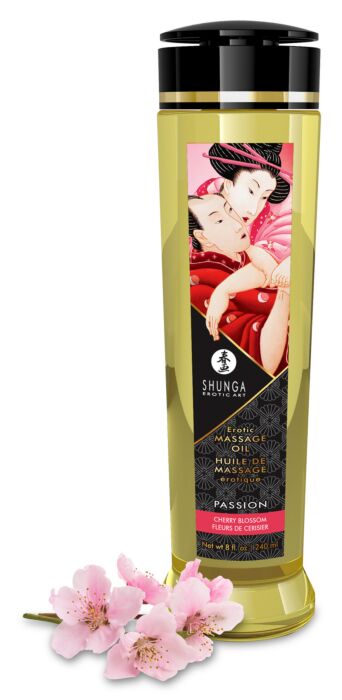Ulei de masaj Shunga Cherry Blossom cu vitamina E