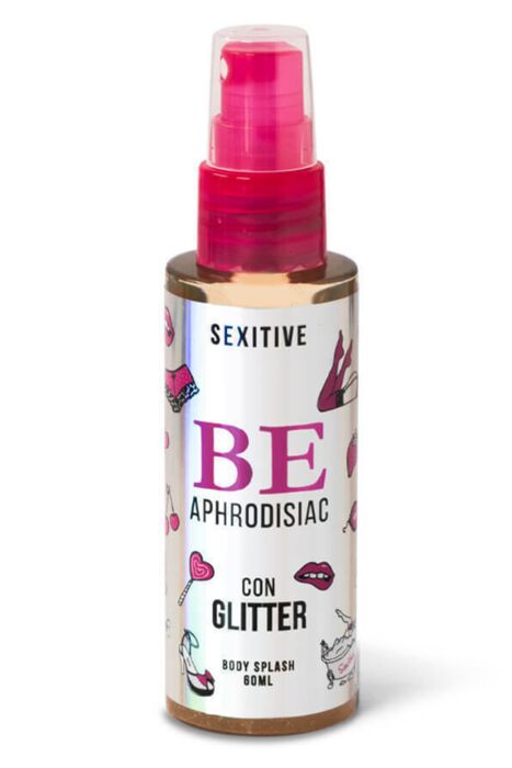 Be Body Splash SEXITIVE cu feromoni și glitter Be Body Splash SEXITIVE cu feromoni și glitter