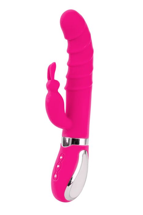 Vibrator S Pleasures Realistic cu dublă stimulare