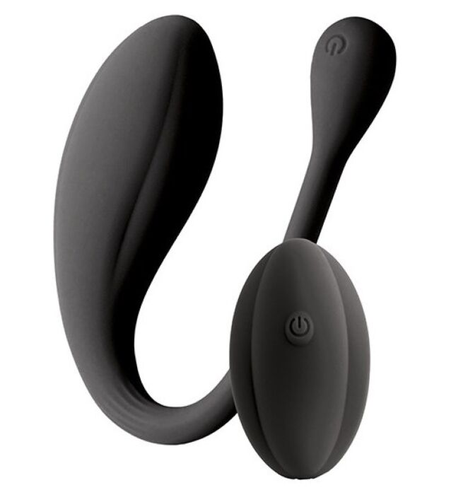 Ou vibrator S Pleasures Premium Line VIVIANE - Black cu telecomandă