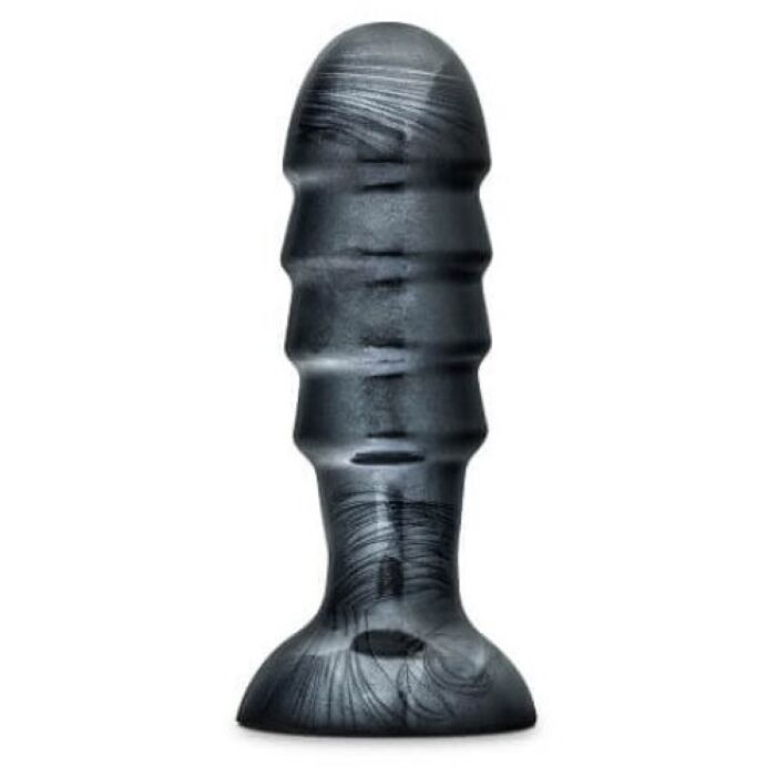 Dop anal mare cu striații Blush Novelties Jet Bruiser 19 cm