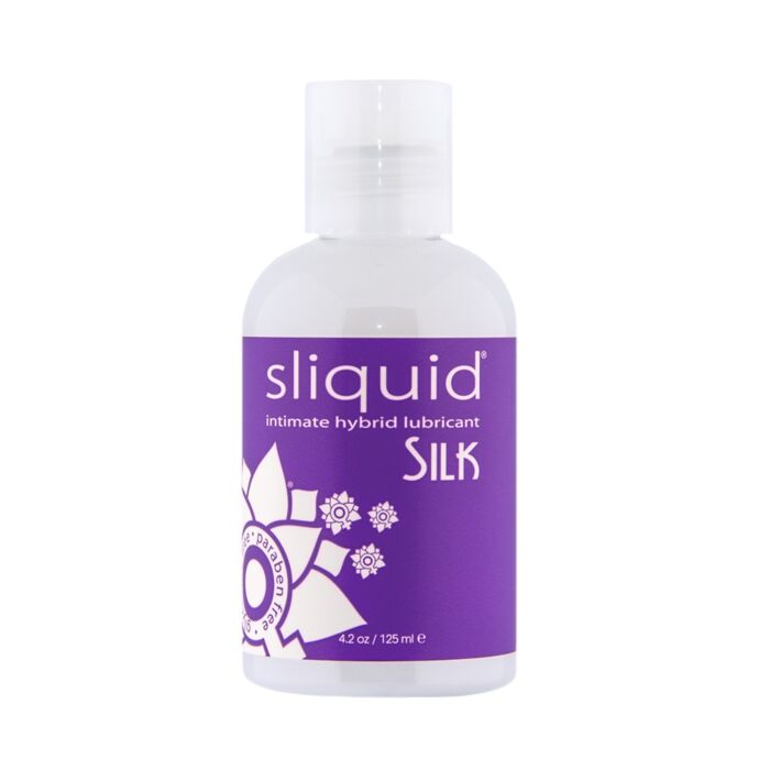 Lubrifiant Sliquid Naturals Silk Hybrid 125ml cu formula îmbunătățită Lubrifiant Sliquid Naturals Silk Hybrid 125ml cu formula îmbunătățită