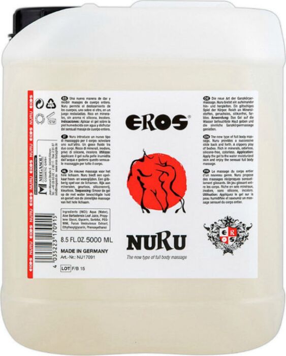 Aceite Nuru 5000 ml EROS CLASSIC LINE Aceite Nuru 5000 ml EROS CLASSIC LINE