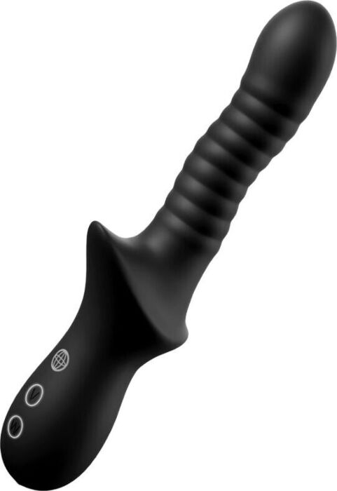 Vibrator anal FETISH FANTASY ELITE Pleasure Wave reîncărcabil negru
