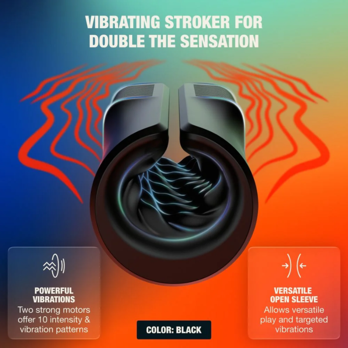 Masturbator masculin ARCWAVE ZING cu vibrații, negru