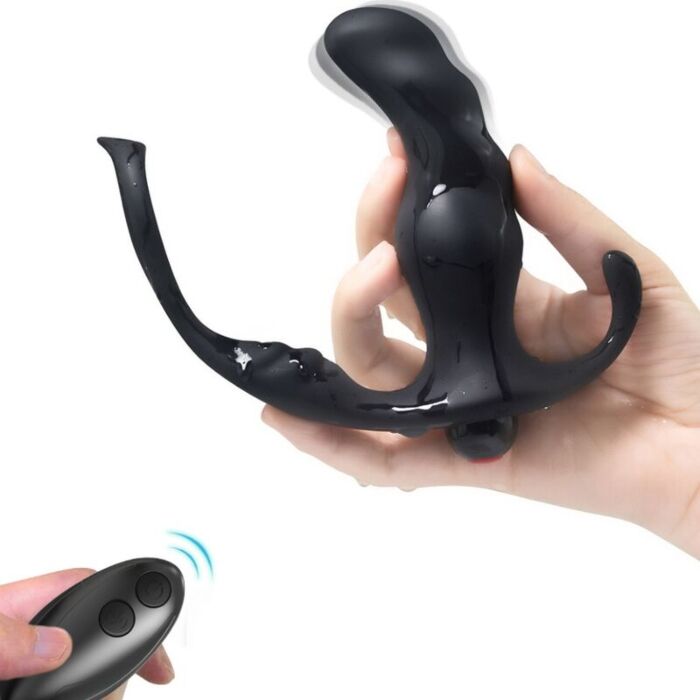 ARMONY - KNIGHT VIBRATOR ANAL PROSTATE & RING REMOTE CONTROL BLACK ARMONY - KNIGHT VIBRATOR ANAL PROSTATE & RING REMOTE CONTROL BLACK