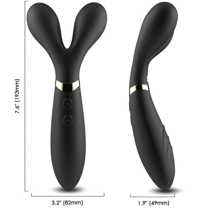 ARMONY - Y-WAND MASSAGER & VIBRATOR DOUBLE HEAD BLACK ARMONY - Y-WAND MASSAGER & VIBRATOR DOUBLE HEAD BLACK