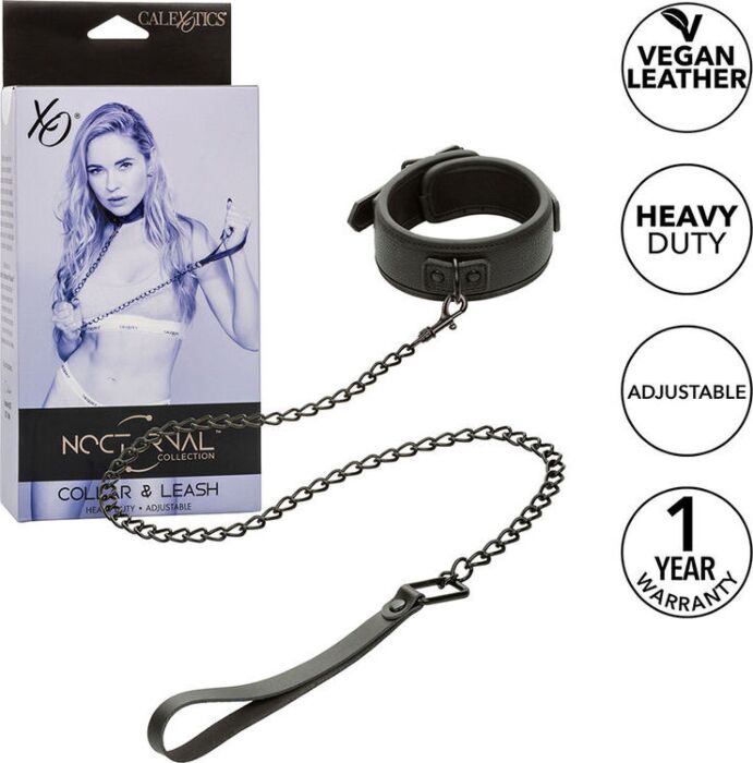 Collar y correa CALEXOTICS Nocturnal ajustable