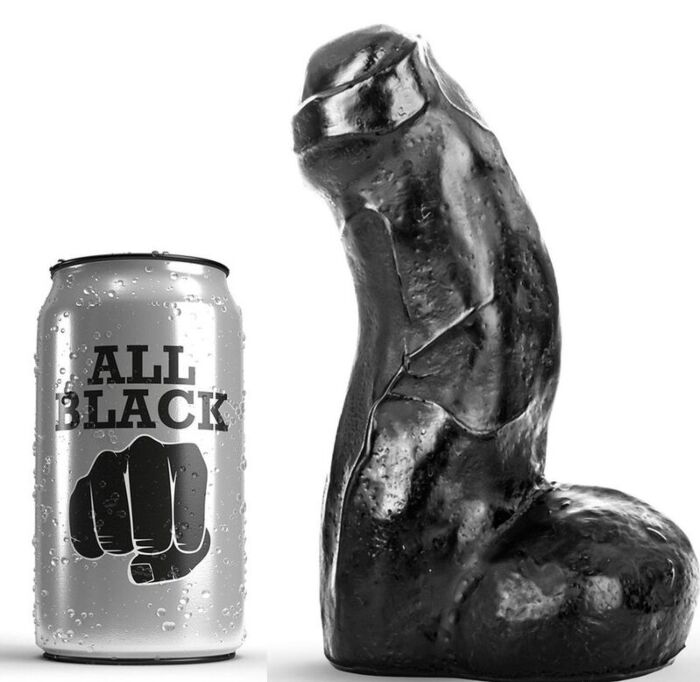 Consolador ALL BLACK Realistic Dong 17 cm