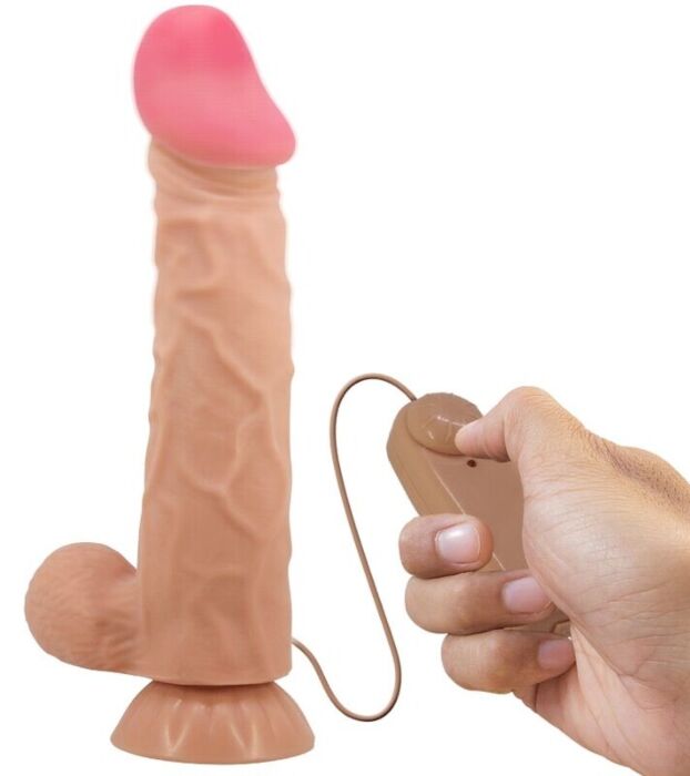 Dildo realist cu piele glisantă și telecomandă Pretty Love Sliding Skin