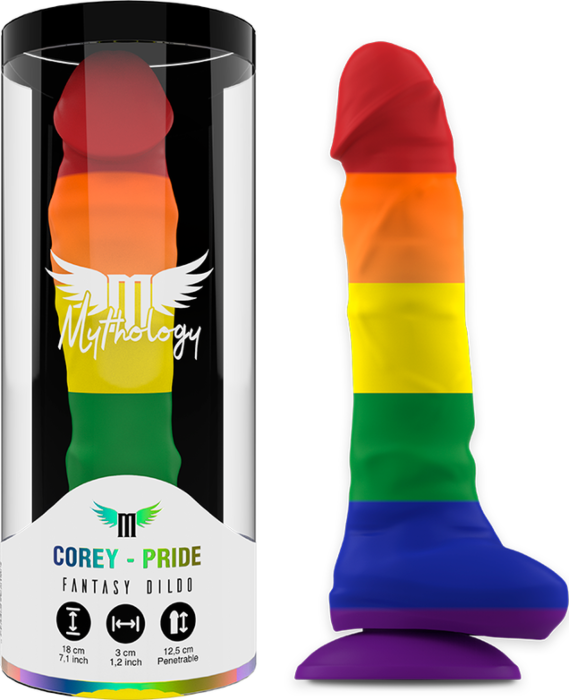 Dildo Anal Mythology Corey Pride M - Silicona Suave
