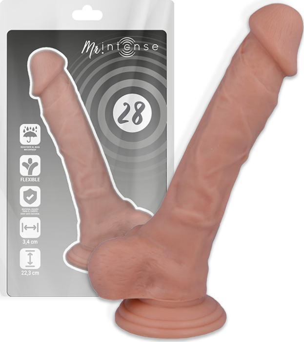 Dildo MR. INTENSE 28 - 22.3 cm realista y flexible