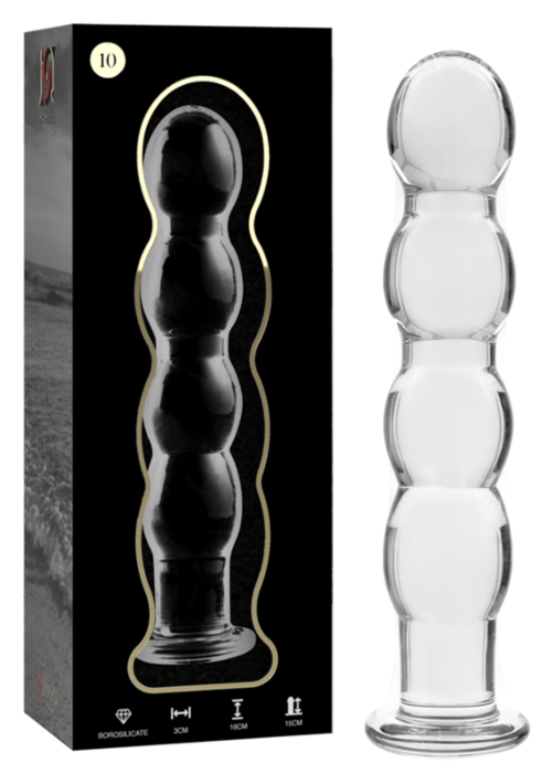 Dildo Nebula Series Ibiza Model 10 din sticlă borosilicată