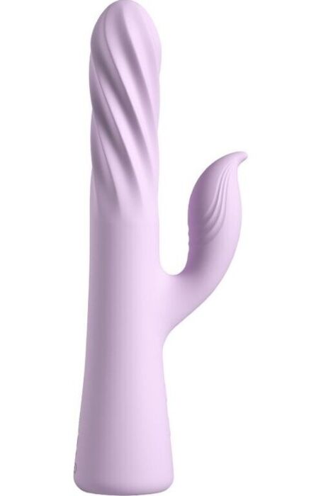 Vibrator FANTASY FOR HER TwistMotion violet cu rotație și împingere
