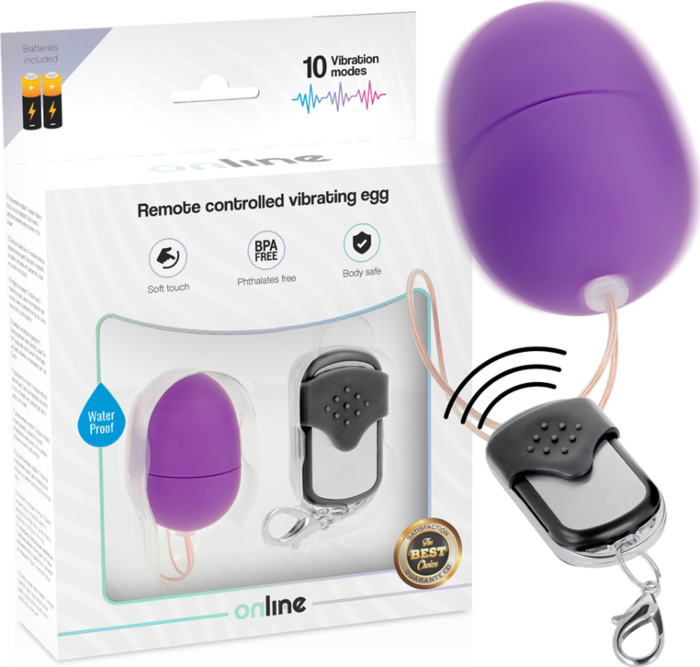 Ou vibrator Ou ONLINE cu control remote și 10 moduri de vibrație