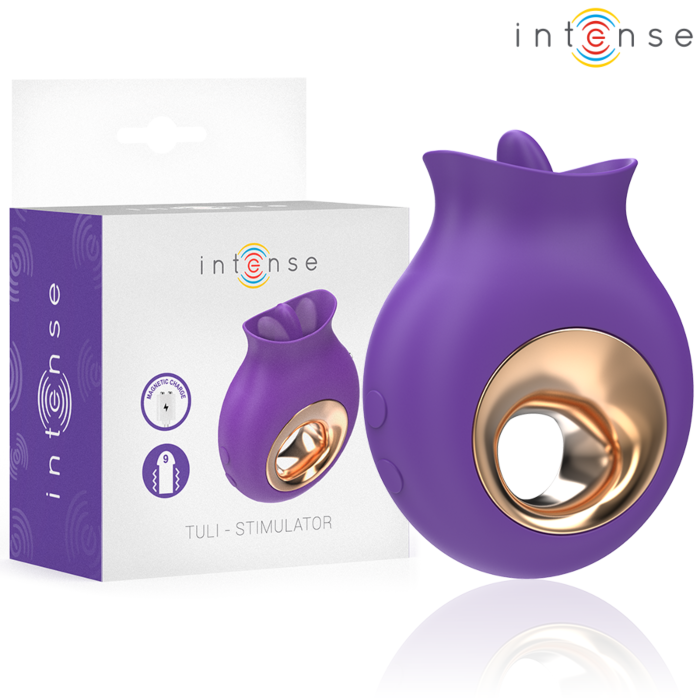 INTENSE - TULI CLITORIS STIMULATOR 9 VIBRATIONS & 9 OSCILLATIONS PURPLE INTENSE - TULI CLITORIS STIMULATOR 9 VIBRATIONS & 9 OSCILLATIONS PURPLE