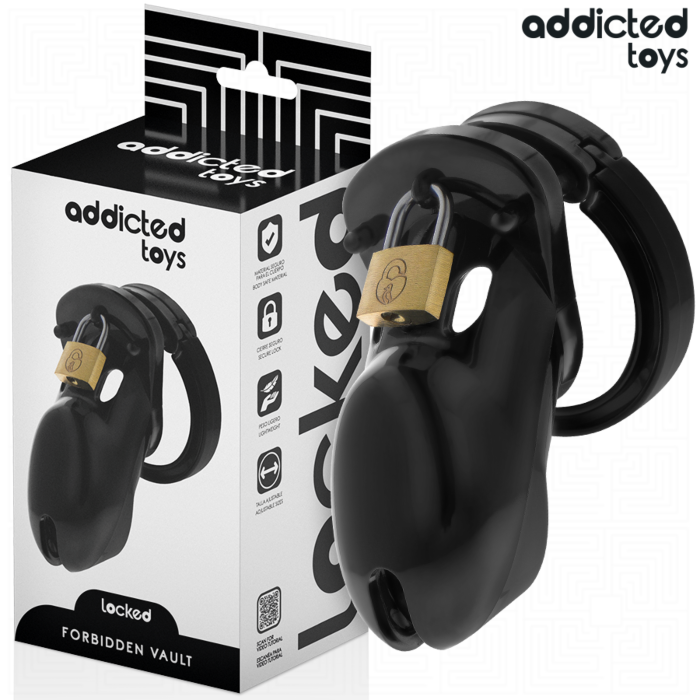 Cușcă de castitate Addicted Toys Locked 10 cm pentru control intim