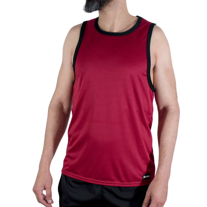 MACHO - CMV003 MAROON GYM T-SHIRT L/XL MACHO - CMV003 MAROON GYM T-SHIRT L/XL