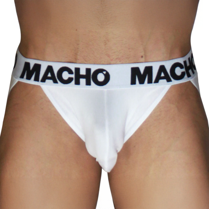 MACHO - MX29BL JOCK WHITE + WHITE L MACHO - MX29BL JOCK WHITE + WHITE L
