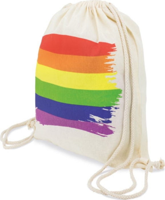 Mochila Algodón Pride - Bandera Colorida