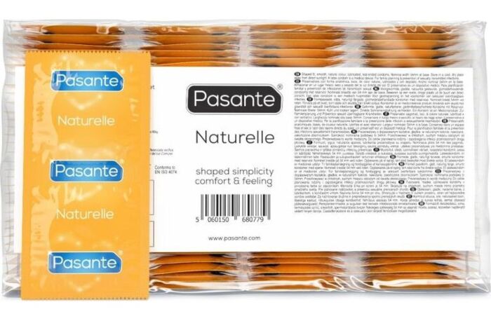 Prezervative Pasante Naturelle 144 unități cu formă conică