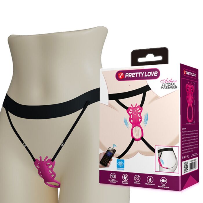 PRETTY LOVE - BUTTERFLY APP CONTROL PANTY MASSAGER PINK PRETTY LOVE - BUTTERFLY APP CONTROL PANTY MASSAGER PINK