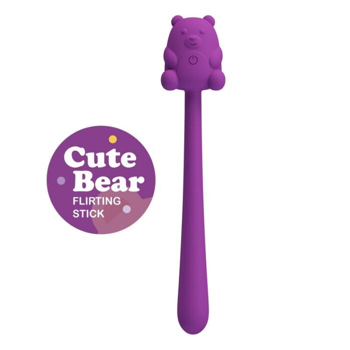 PRETTY LOVE - CUTE BEAR FLIRTING STICK RECHARGEABLE VIBRATOR PRETTY LOVE - CUTE BEAR FLIRTING STICK RECHARGEABLE VIBRATOR