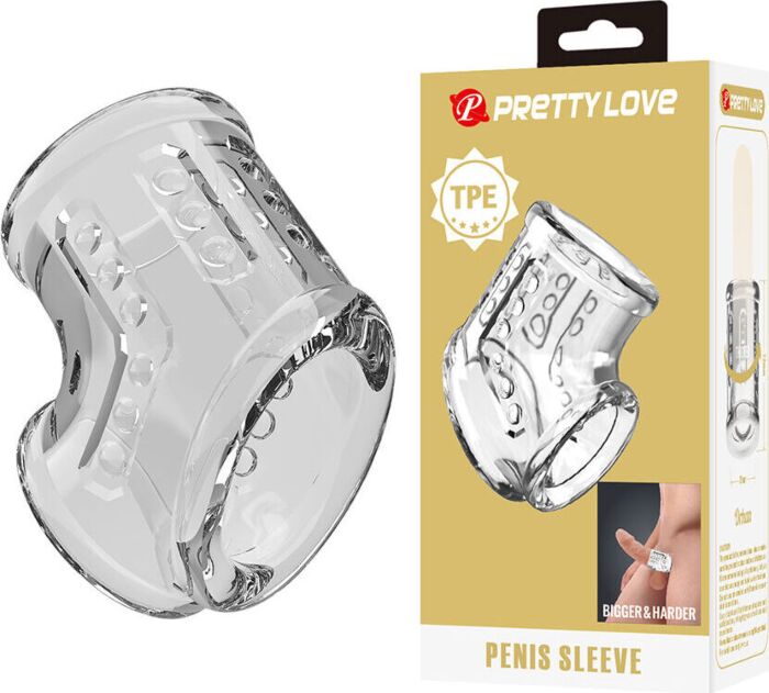 PRETTY LOVE - FUNDA CORTA PARA PENE TRANSAPARENTE